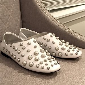 Jeffrey Campbell Studded Loafers - size 6